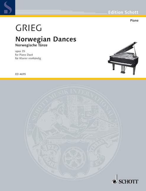 Norwegian Dances op. 35, piano (4 hands)