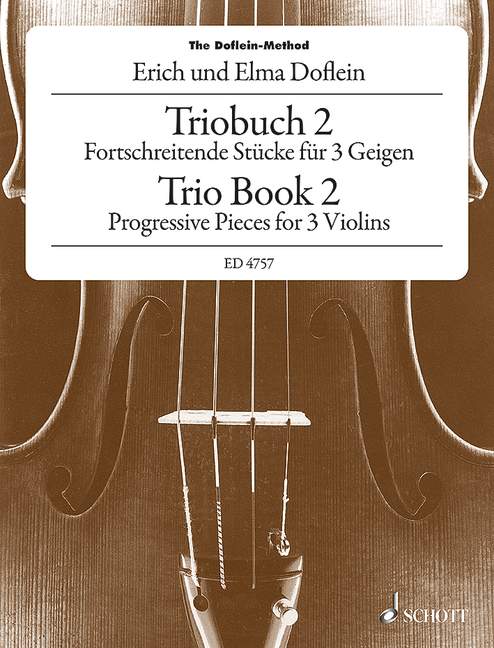 The Doflein-Method Band 2, Trio Book 2, 3 violins, performance score