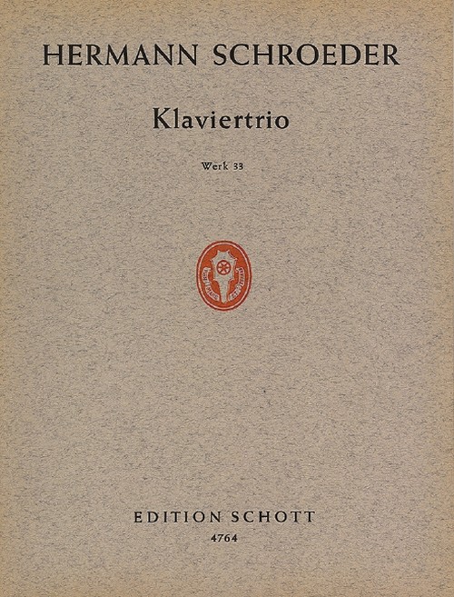 Piano Trio op. 33, set of parts