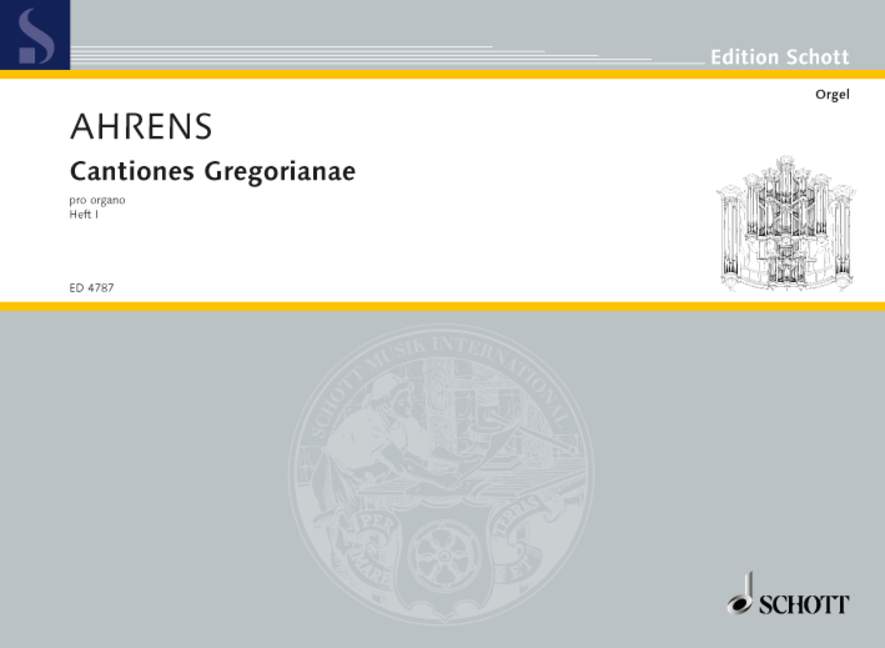 Cantiones Gregorianae pro organo Band 1