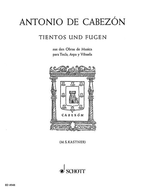 Tientos and Fugue, from Obras de Música, piano. 9790001056847