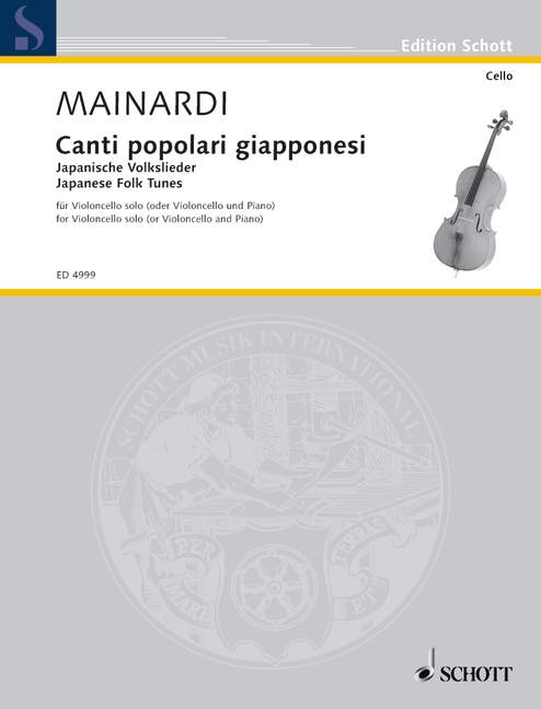 Canti popolari giapponesi, cello and piano