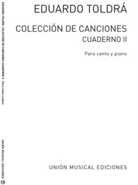 Colección de canciones, cuaderno II, para canto y piano