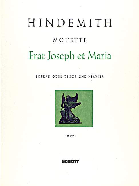 13 Motetten, Nr. 6 Erat Joseph et Maria (Luk. 2, 33-40), soprano or tenor and piano