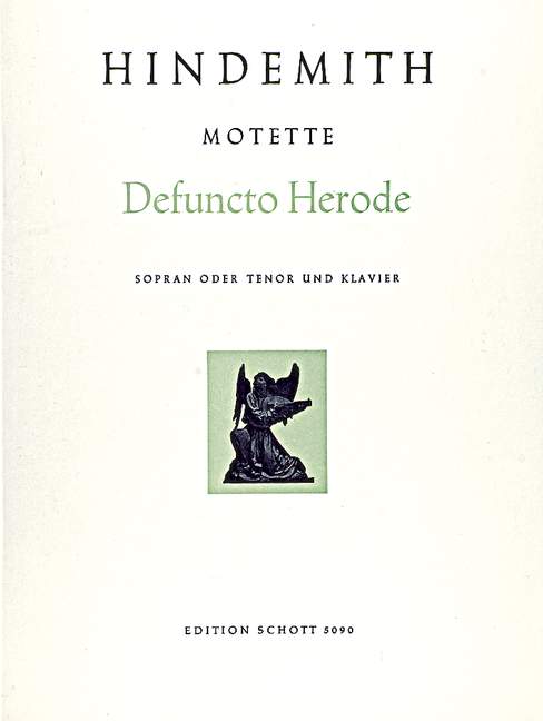 13 Motetten, Nr. 7 Defuncto Herode (Matth. 2, 19-23), soprano or tenor and piano