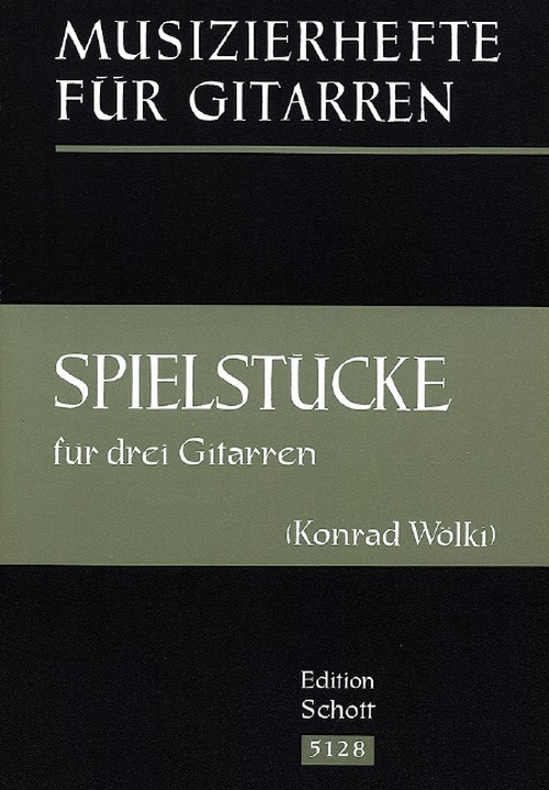 Spielstücke für drei Gitarren, Sechs originale Stücke und fünf Volksliedvariationen