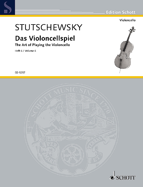 The Art of Playing the Violoncello Band 6, A system of study from the very beginning to a stage of perfection. 9790001059763