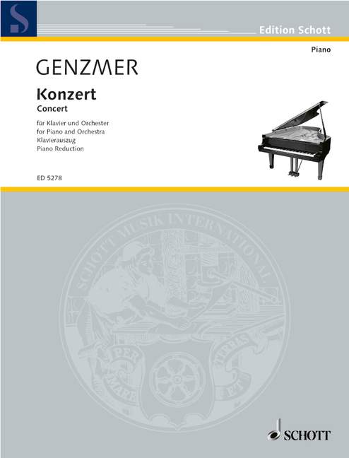 Concert GeWV 159, piano and orchestra, piano reduction for 2 pianos. 9790001060103