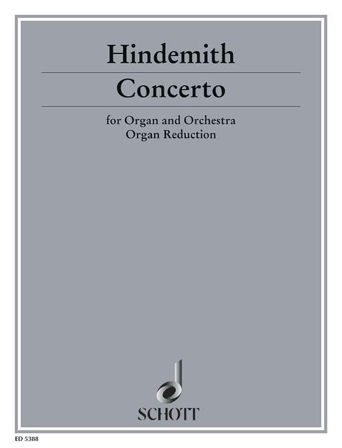 Concerto, organ and orchestra, organ score. 9790001060615