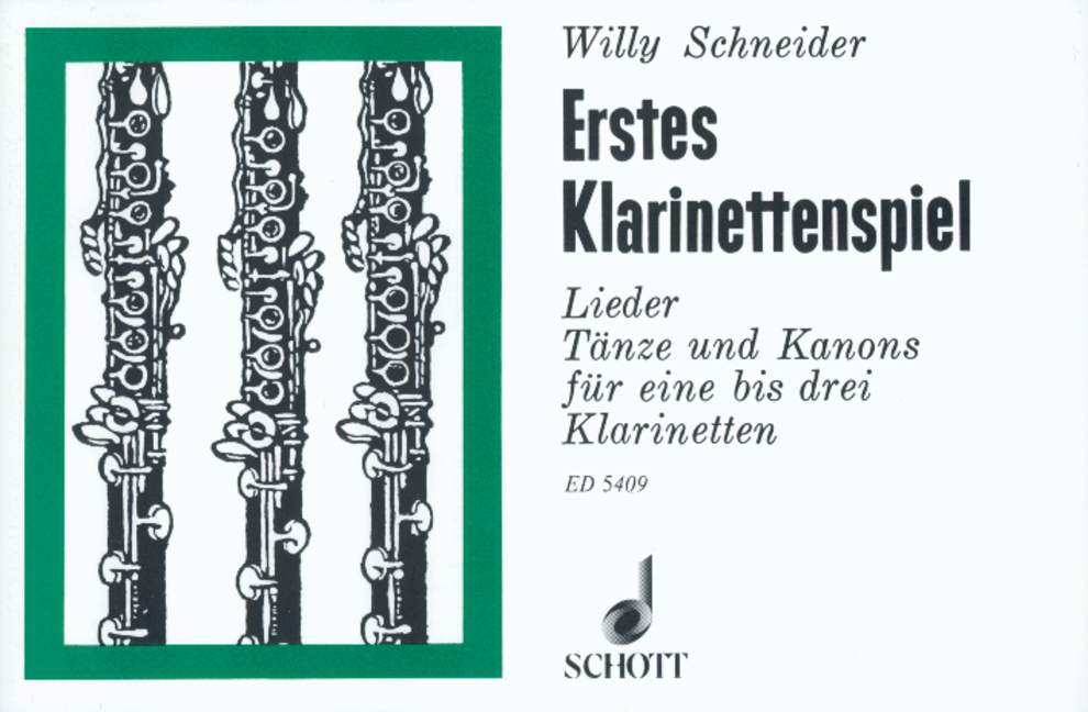 First Clarinet Pieces, Songs, Dances and Canons, 1-3 clarinets, performance score. 9790001060875