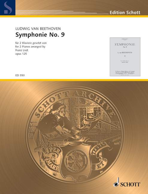 Symphonie No. 9 D minor op. 125, 2 pianos. 9790001173575