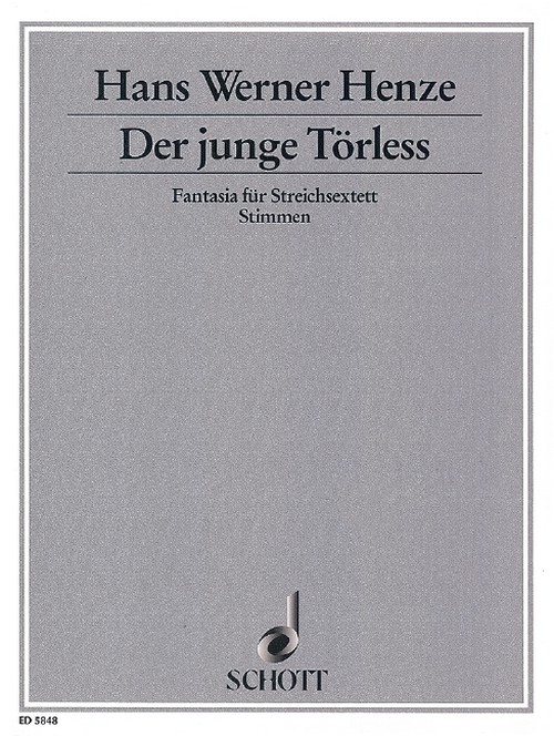 Der junge Törless, Fantasia for string sextet, 3 violins, 2 violas and cello, set of parts