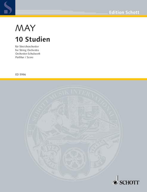 10 Studies, string orchestra, score. 9790001064286