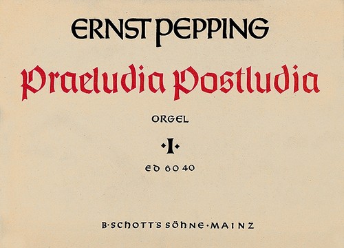 Praeludia - Postludia Band 1, zu 18 Chorälen, organ