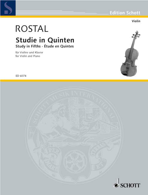 Studie in Quinten, violin and piano