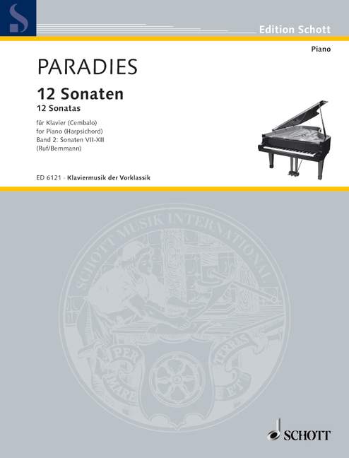 Sonatas for Harpsichord Band 2, Sonatas 7-12. 9790001065559