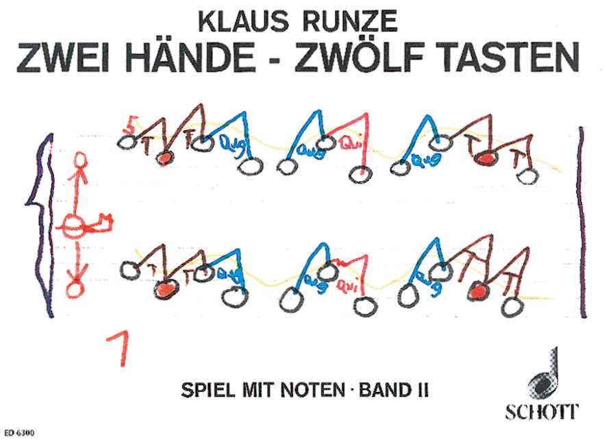 Zwei Hände = Zwölf Tasten Band 2, Das moderne Unterrichtswerk für den frühen Beginn am Klavier, piano