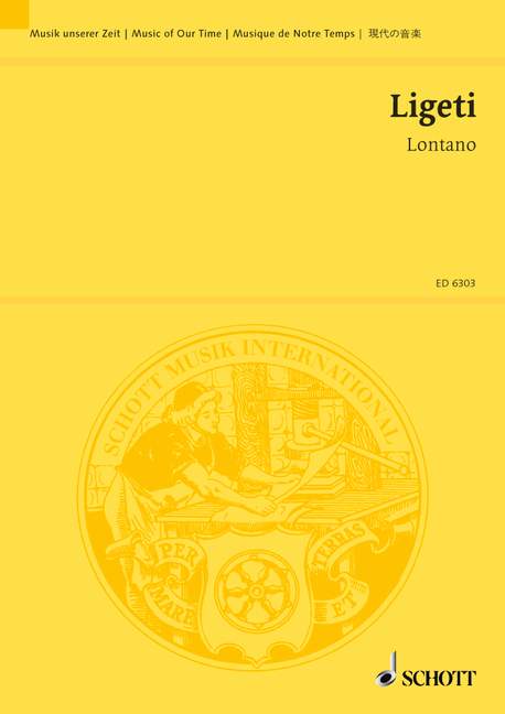 Lontano, large orchestra, study score