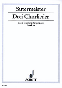 Drei Chorlieder, youth choir (SMezA) with piano, score. 9790001068505