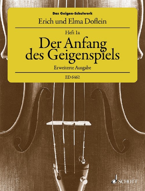 Das Geigen-Schulwerk Band 1a, Der Anfang des Geigenspiels, Erweiterte Ausgabe, violin