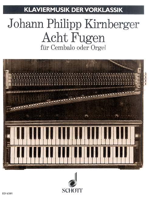 Eight Fugues, harpsichord or organ. 9790001069076