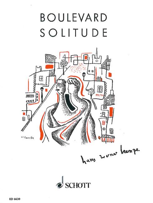 Boulevard Solitude, Lyric Drama in 7 Tableaux, vocal/piano score