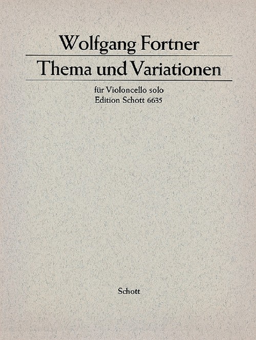 Theme and Variations, cello