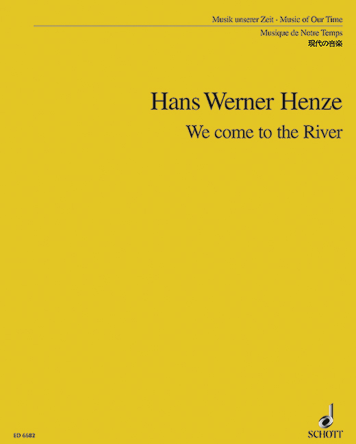 We come to the River, Handlungen für Musik, study score
