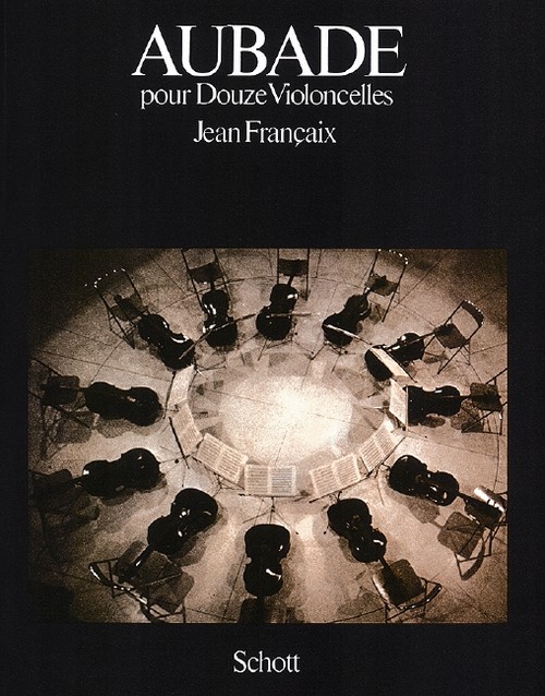 Aubade, for twelve violoncellos, score. 9790001071208