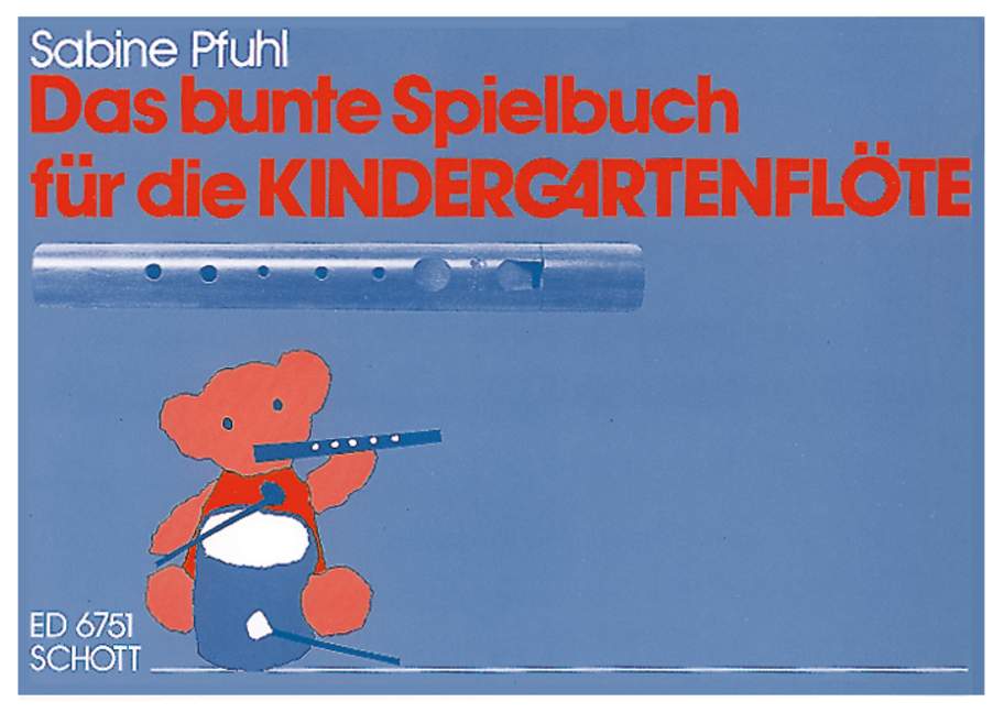 Das bunte Spielbuch für die Kindergartenflöte, Modell Hopf, kindergarten flute. 9790001071628