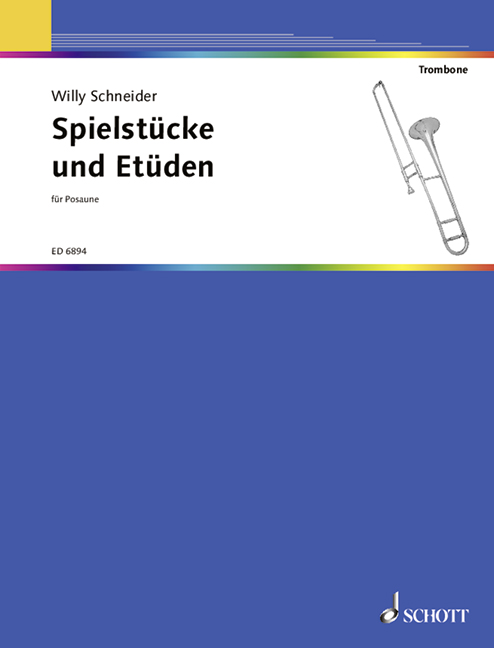 Spielstücke und Etüden, trombone. 9790001072908