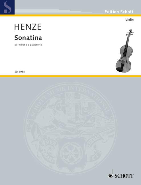 Sonatina, aus dem Märchen für Musik Pollicino, violin and piano