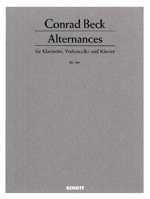 Alternances, clarinet, cello and piano