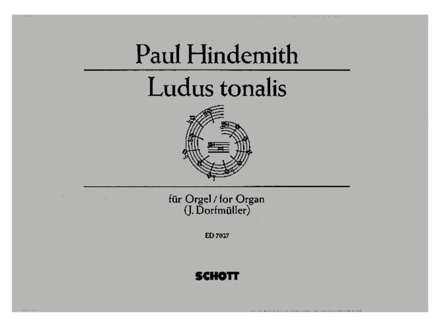 Ludus tonalis, Studies in Counterpoint, Tonal Organisation and Piano Playing, organ. 9790001073905