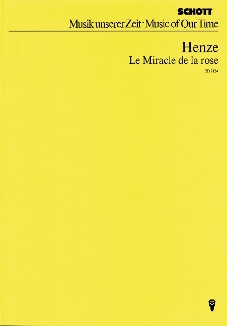 Le Miracle de la Rose, Imaginäres Theater II, clarinet and 13 players, study score. 9790001074735