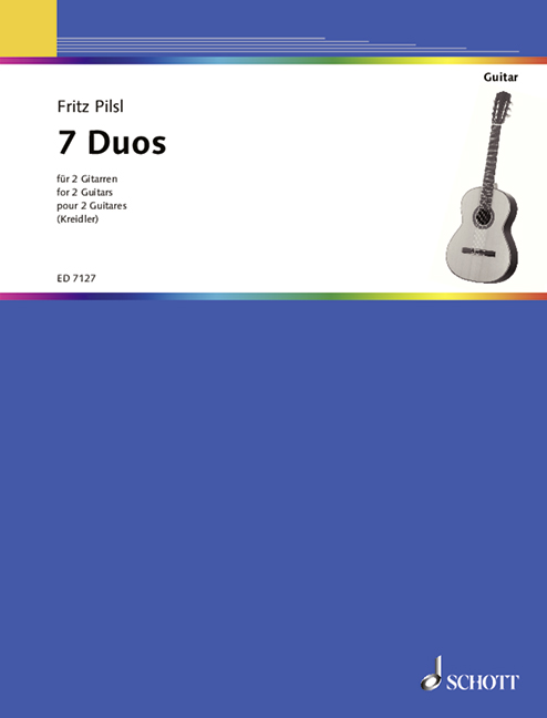 Seven Duos, 2 guitars, performance score