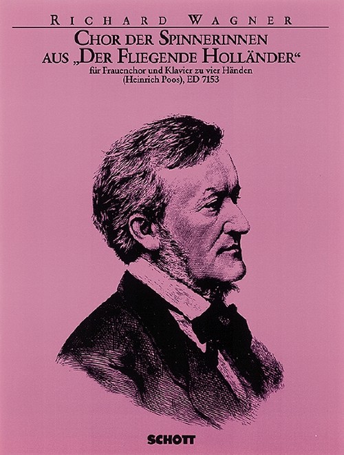 Chor der Spinnerinnen WWV 63, Summ und brumm, du gutes Rädchen, female choir (SSAA) with piano (4 hands), score