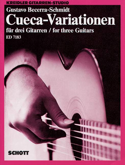 Cueca-Variationen, 3 guitars, score and parts. 9790001075305