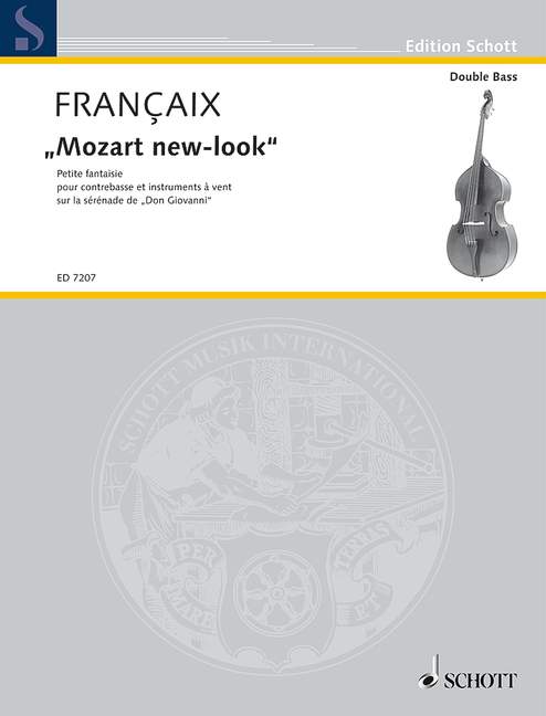 Mozart new-look, Little fantasy for double bass and wind instruments of the serenade from Don Giovanni, piano reduction. 9790001075527