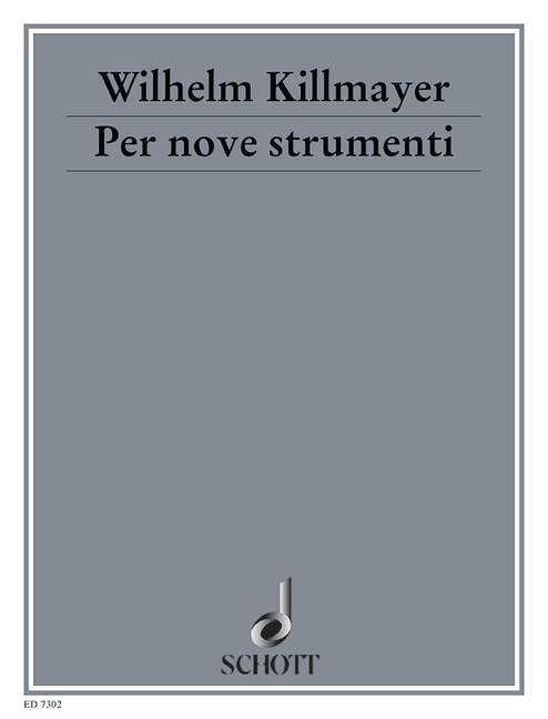 Per nove strumenti, oboe, clarinet (A), bassoon, horn (F), 2 violins, viola, cello and double bass, score and parts