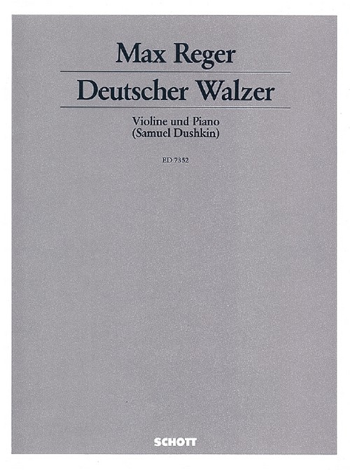 German Waltz, violin and piano