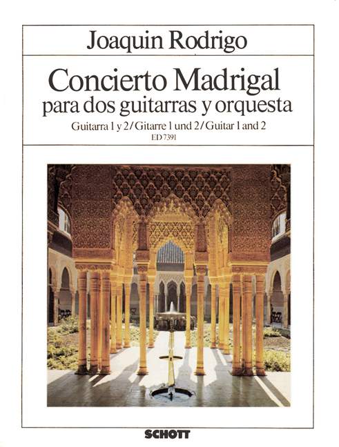 Concierto Madrigal, 2 guitars and orchestra, solo part