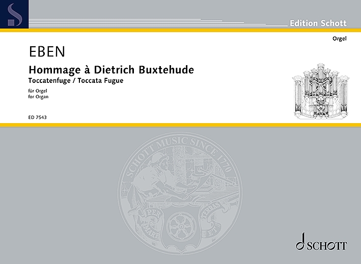 Hommage à Dietrich Buxtehude, Toccata Fugue, organ