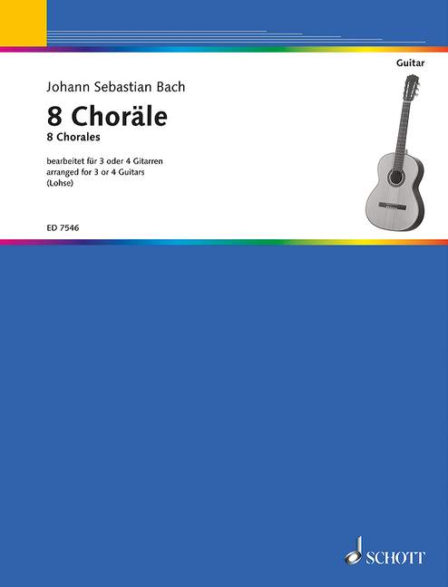 8 Chorales, 3-4 guitars, score and parts. 9790001078771