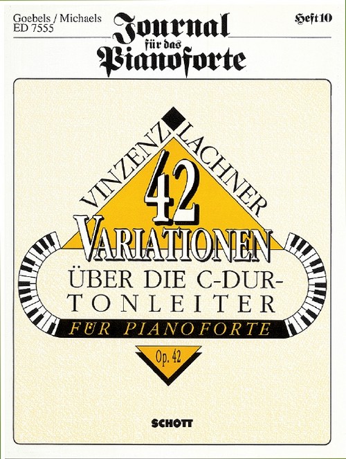 42 Variations of the C Major scale op. 42, piano. 9790001078832