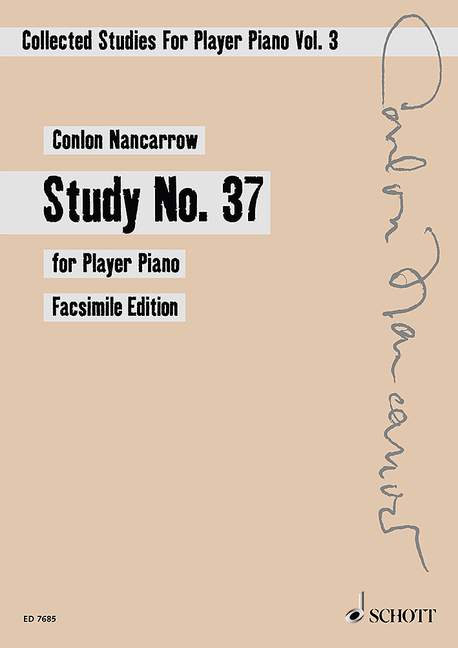 Collected Studies for Player Piano Vol. 3, Study No. 37, mechanical piano