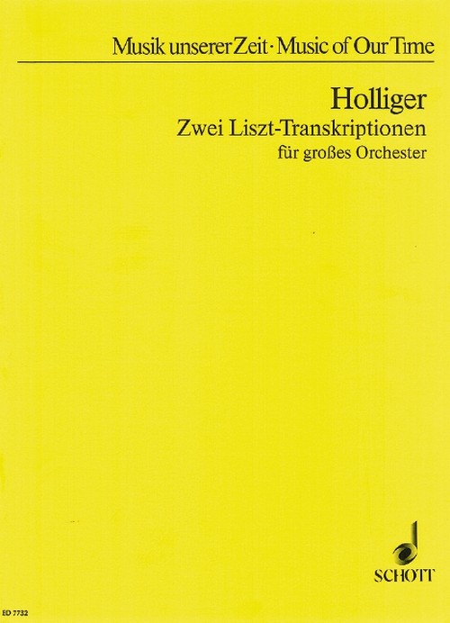 Two Liszt Transcriptions, large orchestra, study score