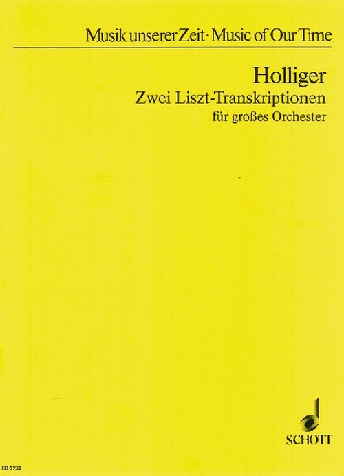 Two Liszt Transcriptions, large orchestra, study score. 9790001080514