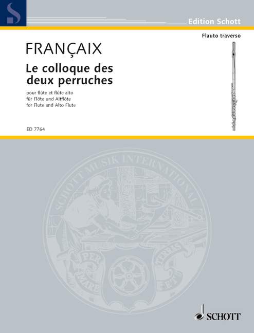 Le colloque des deux perruches, for flute and alto flute