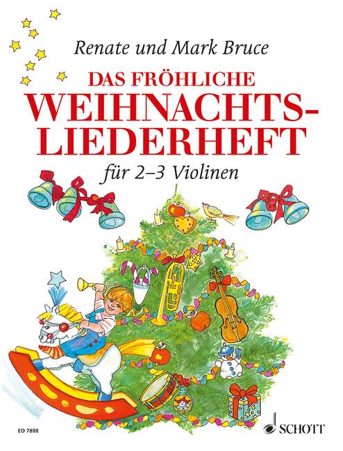 Das fröhliche Weihnachtsliederheft, Die schönsten Weihnachtslieder aus aller Welt, 2-3 violins, performance score